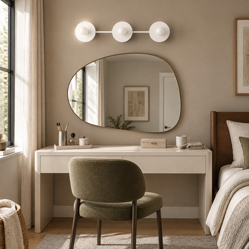 Marnie Nordic Colorful 3 Light Vanity Wall Light