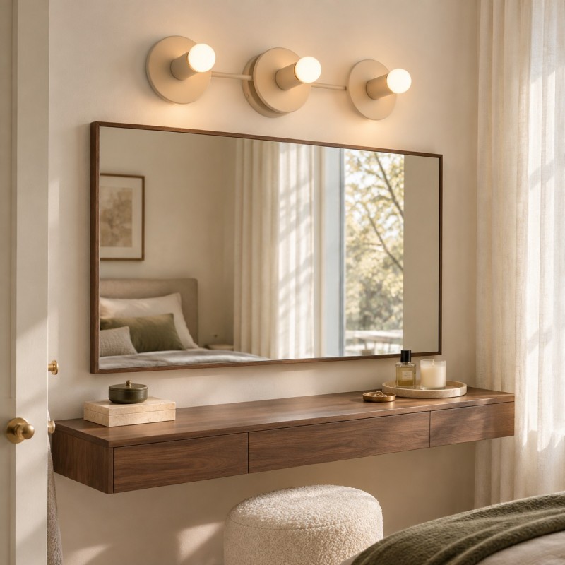 Marnie Nordic Colorful 3 Light Vanity Wall Light