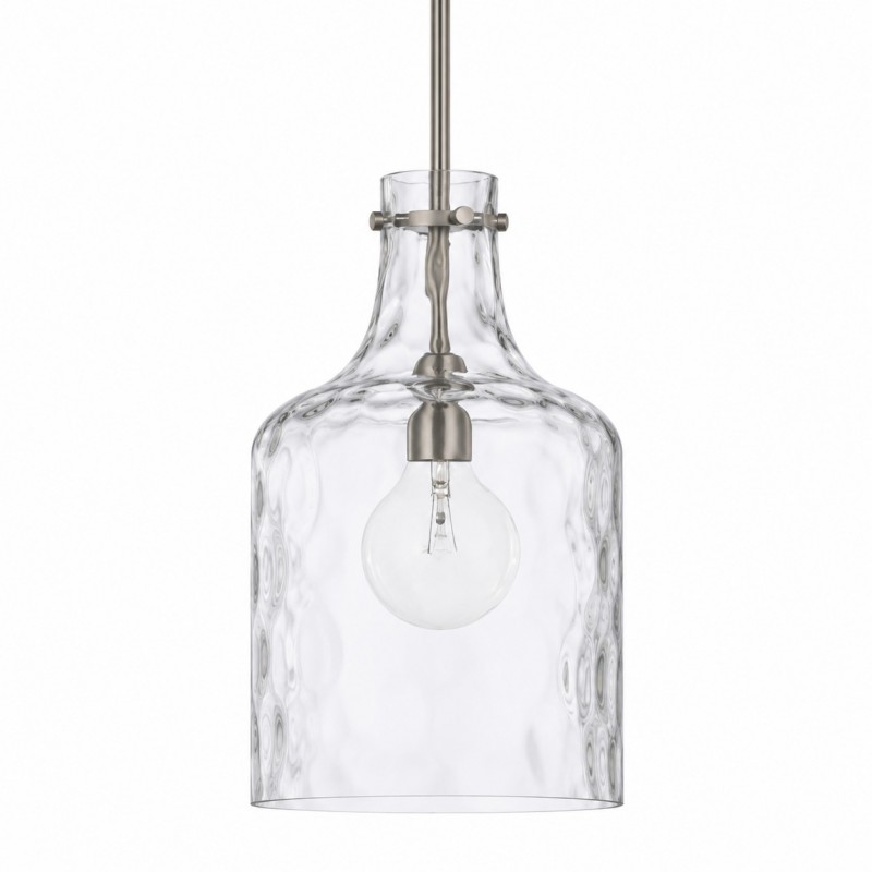 Tydon Minimalist Water Ripple Glass Pendant Light
