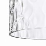 Tydon Minimalist Water Ripple Glass Pendant Light
