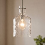 Xanadu Bauhaus Stained Glass Disc Pendant Light