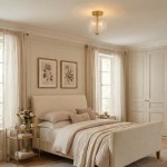 Danica Mid-century  Glass Leaf Round Flush Mount Ceiling Light