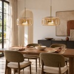 Raith Mouth Blown Glass Shade Pendant Light