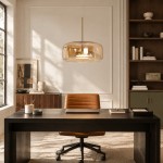 Raith Mouth Blown Glass Shade Pendant Light