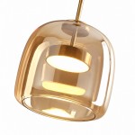 Raith Mouth Blown Glass Shade Pendant Light