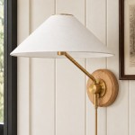 Osman Vintage Fabric Linen Wall Sconce