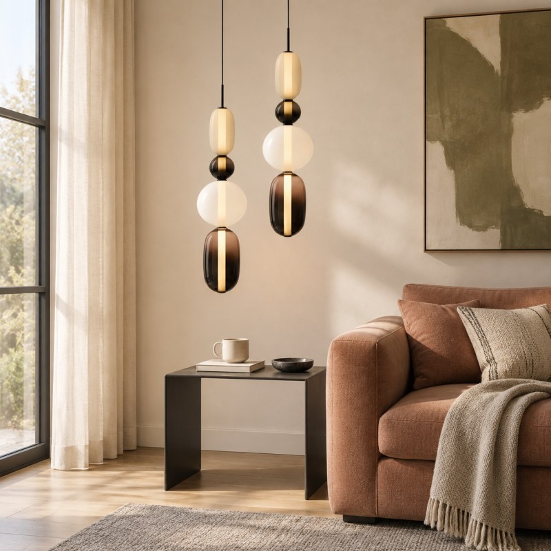 Caterina Modern Colorful Candied Glass Pendant Light