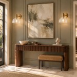 Keen Farmhouse Cooper Recycled Glass Dome Sconce