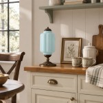 Nexos French Retro Cream Glass Textured Eloise Table Lamp