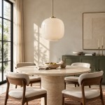 Louis Cream Stained Glass Globe Pendant Light