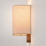 Ondine Modern Linen Fabric Shade Wall Sconce
