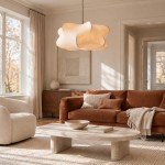 Orin Modern White Silk Cloud Pendant Light