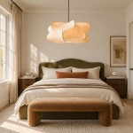 Orin Modern White Silk Cloud Pendant Light