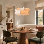 Orin Modern White Silk Cloud Pendant Light