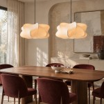Orin Modern White Silk Cloud Pendant Light