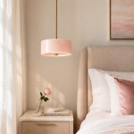 Xavier Modern Glossy Ceramic Drum Pendant Light