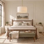 Toren Modern White Linen Drum Pendant Light