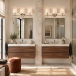Remi Rustic 3-Light White Fabric Sconce