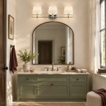 Remi Rustic 3-Light White Fabric Sconce
