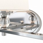 Remi Rustic 3-Light White Fabric Sconce