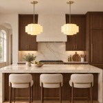 Winry Antique Brass Tiered Milk Glass Pendant Light