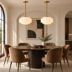 Winry Antique Brass Tiered Milk Glass Pendant Light