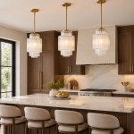Winry Antique Brass Tiered Milk Glass Pendant Light