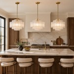 Winry Antique Brass Tiered Milk Glass Pendant Light