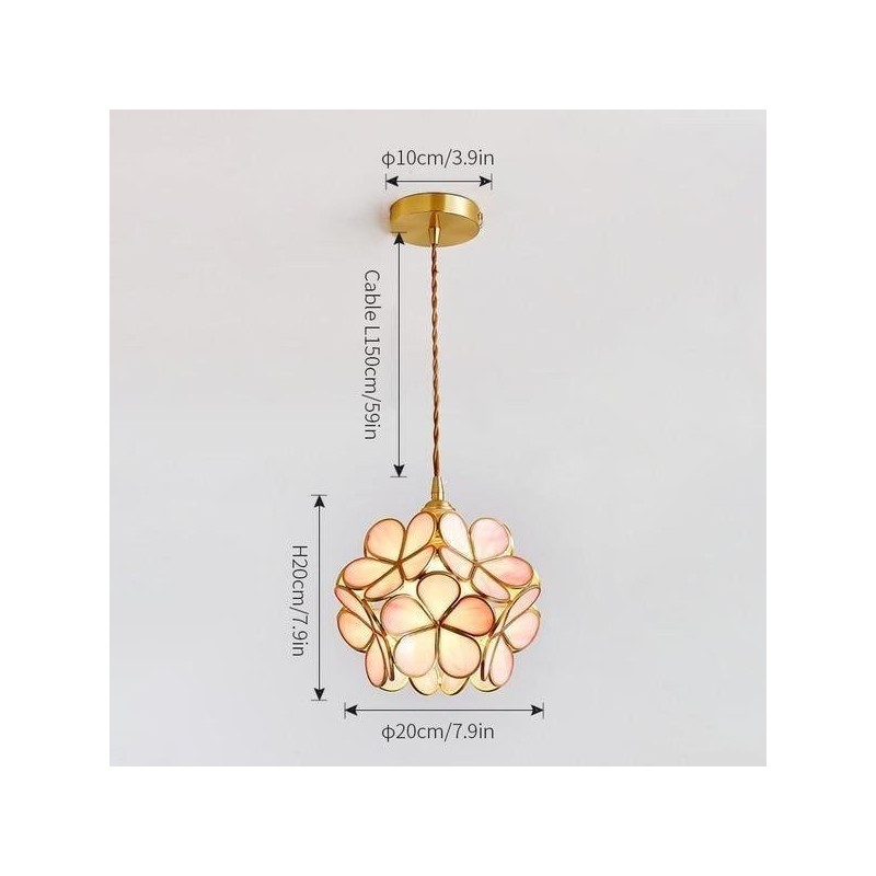 Glass Petal Pendant Lights